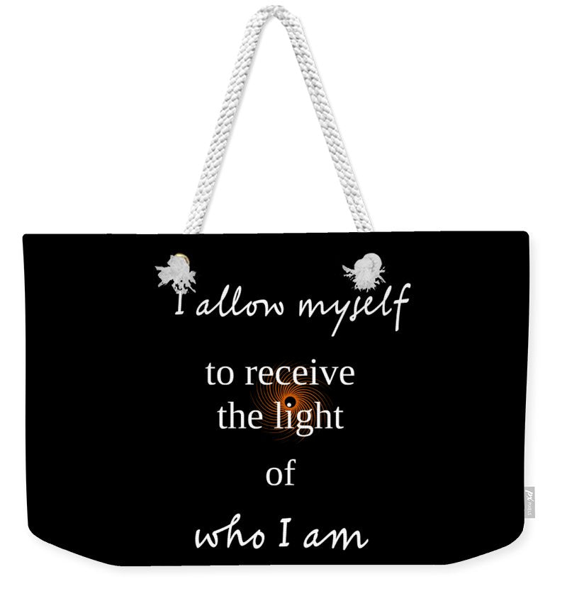 Light Affirmation - Weekender Tote Bag